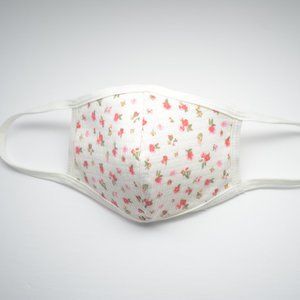 Face Mask Cover with Flower Design Anti-Microbial